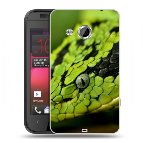 Дизайнерский пластиковый чехол для HTC Desire 200 Змеи