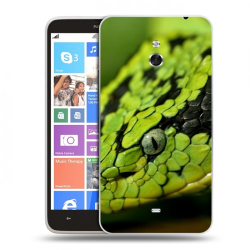 Дизайнерский пластиковый чехол для Nokia Lumia 1320 Змеи