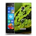 Дизайнерский пластиковый чехол для Microsoft Lumia 435 Змеи