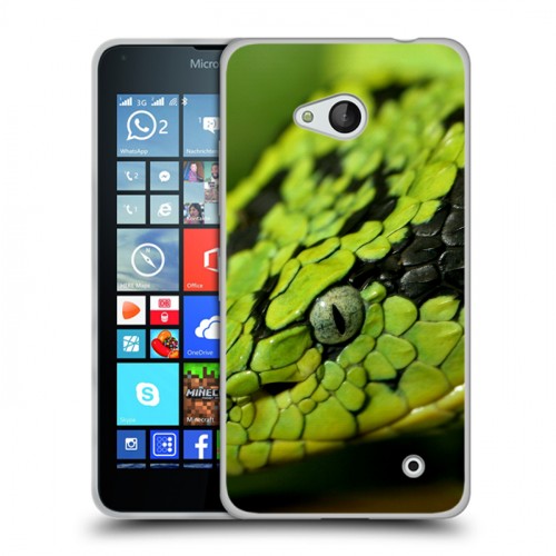 Дизайнерский пластиковый чехол для Microsoft Lumia 640 Змеи