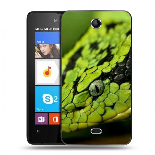 Дизайнерский силиконовый чехол для Microsoft Lumia 430 Dual SIM Змеи