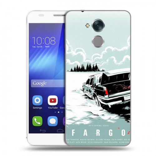 Дизайнерский пластиковый чехол для Huawei Honor 6C Фарго