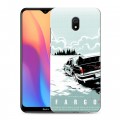 Дизайнерский силиконовый с усиленными углами чехол для Xiaomi RedMi 8A Фарго