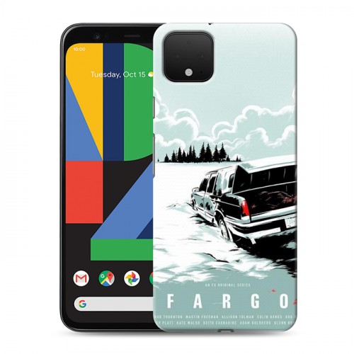 Дизайнерский пластиковый чехол для Google Pixel 4 Фарго