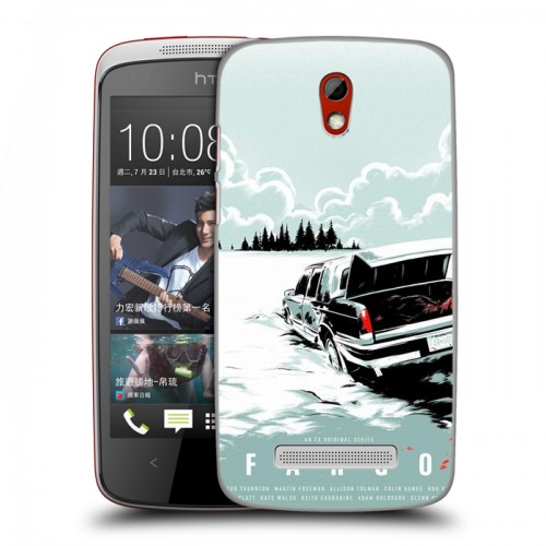 Дизайнерский пластиковый чехол для HTC Desire 500 Фарго