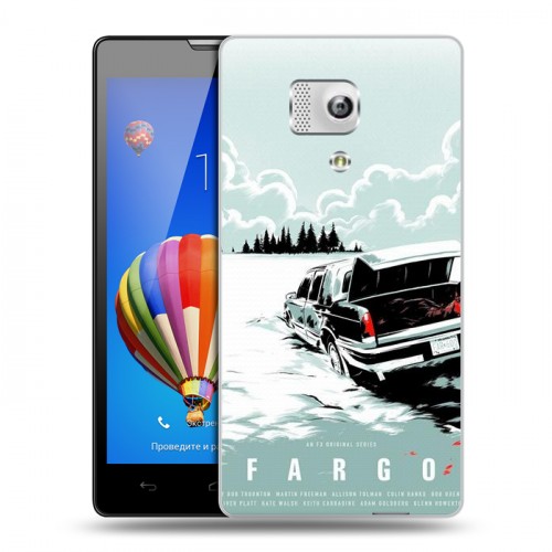 Дизайнерский силиконовый чехол для Huawei Honor 3 Фарго