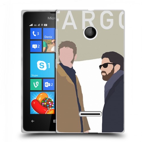 Дизайнерский пластиковый чехол для Microsoft Lumia 435 Фарго