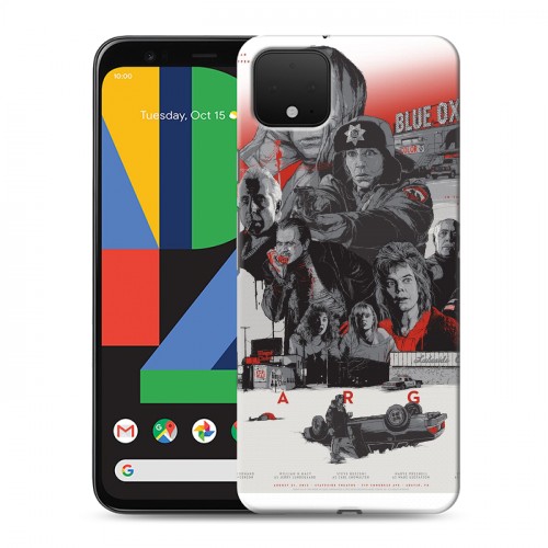 Дизайнерский пластиковый чехол для Google Pixel 4 Фарго