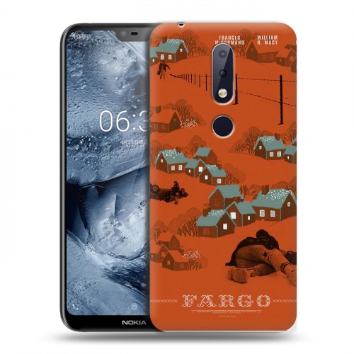 Дизайнерский силиконовый чехол для Nokia 6.1 Plus Фарго