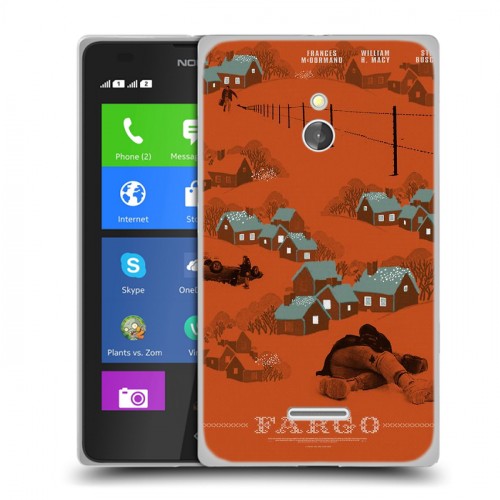 Дизайнерский силиконовый чехол для Nokia XL Фарго