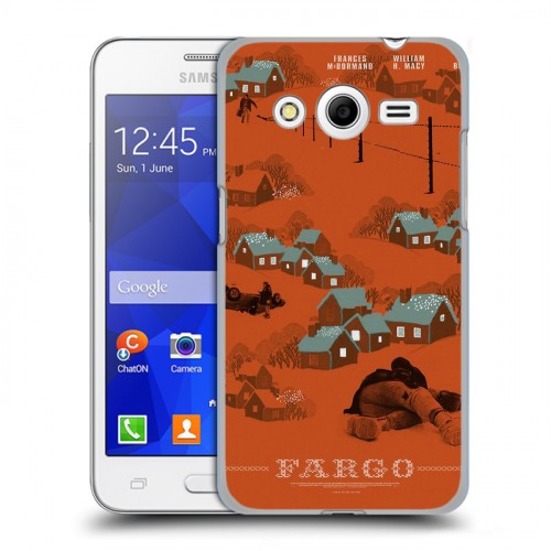 Дизайнерский пластиковый чехол для Samsung Galaxy Core 2 Фарго