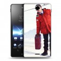 Дизайнерский пластиковый чехол для Sony Xperia TX Фарго