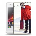 Дизайнерский пластиковый чехол для Sony Xperia E Фарго