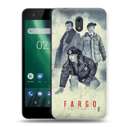 Дизайнерский пластиковый чехол для Nokia 2 Фарго