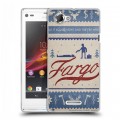 Дизайнерский пластиковый чехол для Sony Xperia L Фарго