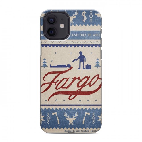 Дизайнерский силиконовый чехол для Iphone 12 Фарго