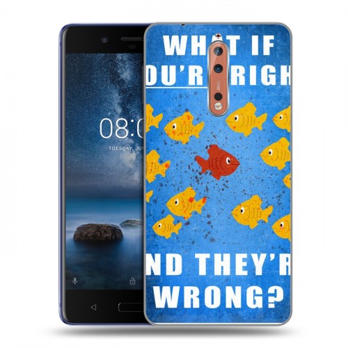 Дизайнерский пластиковый чехол для Nokia 8 Фарго