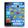 Дизайнерский пластиковый чехол для Microsoft Lumia 435 Фарго