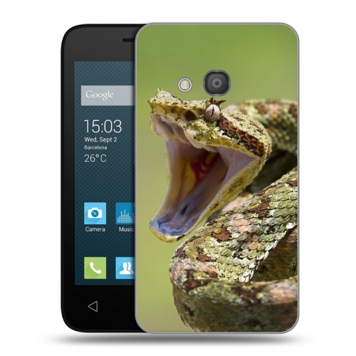 Дизайнерский силиконовый чехол для Alcatel One Touch Pixi 4 (4) Змеи