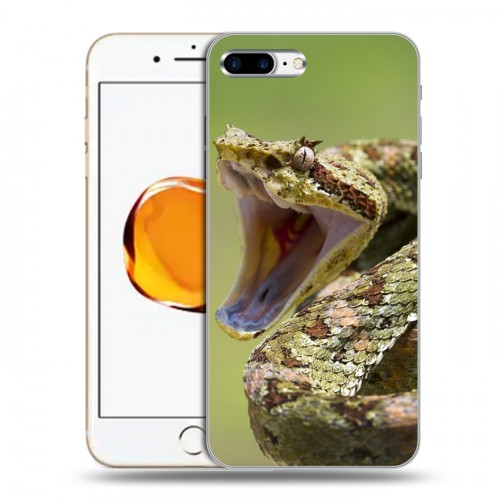 Дизайнерский силиконовый чехол для Iphone 7 Plus / 8 Plus Змеи