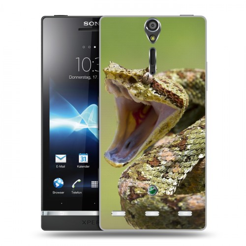 Дизайнерский пластиковый чехол для Sony Xperia S Змеи