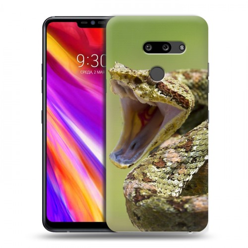 Дизайнерский пластиковый чехол для LG G8 ThinQ Змеи