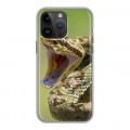 Дизайнерский силиконовый чехол для Iphone 14 Pro Max Змеи