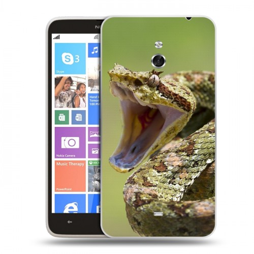 Дизайнерский пластиковый чехол для Nokia Lumia 1320 Змеи