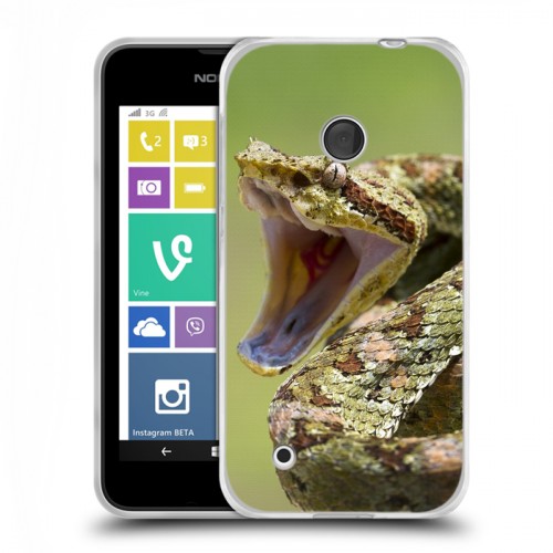 Дизайнерский пластиковый чехол для Nokia Lumia 530 Змеи
