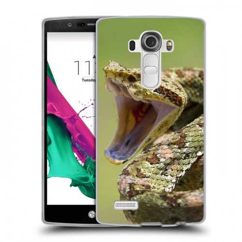 Дизайнерский пластиковый чехол для LG G4 Змеи
