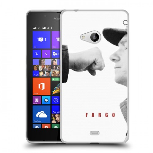 Дизайнерский пластиковый чехол для Microsoft Lumia 540 Фарго