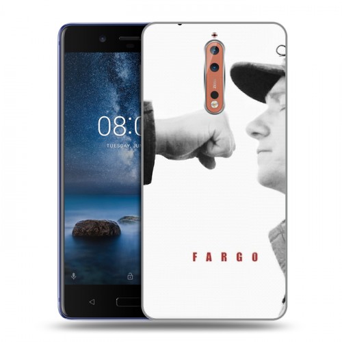 Дизайнерский пластиковый чехол для Nokia 8 Фарго