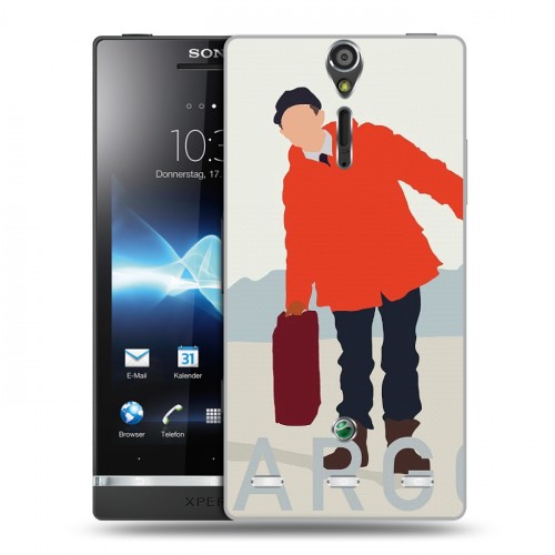 Дизайнерский пластиковый чехол для Sony Xperia S Фарго