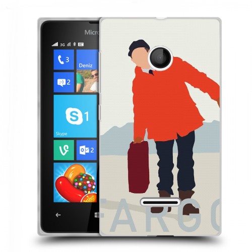 Дизайнерский пластиковый чехол для Microsoft Lumia 435 Фарго