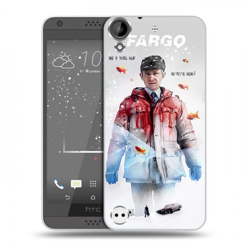 Дизайнерский пластиковый чехол для HTC Desire 530 Фарго