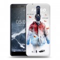 Дизайнерский пластиковый чехол для Nokia 5.1 Фарго