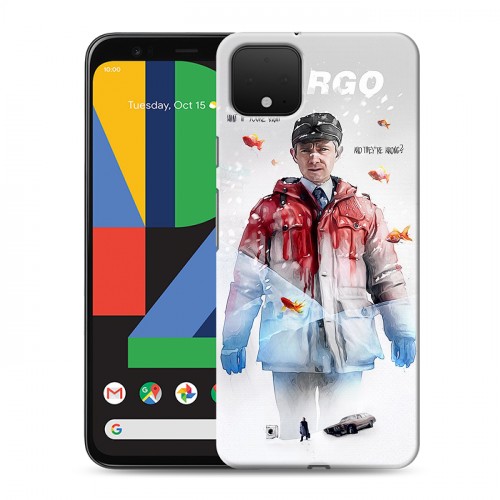 Дизайнерский пластиковый чехол для Google Pixel 4 Фарго