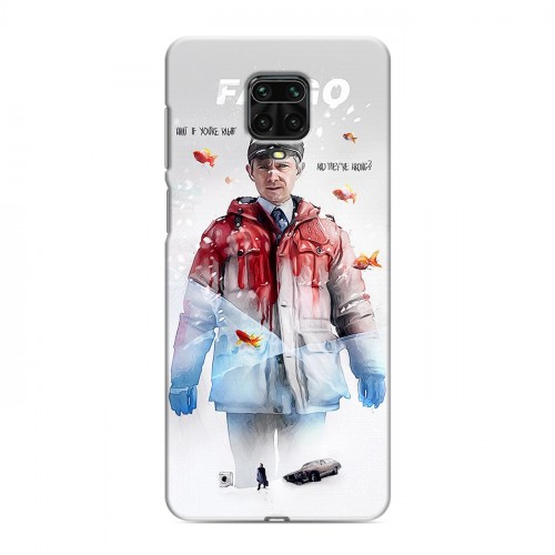 Дизайнерский силиконовый чехол для Xiaomi Redmi Note 9 Pro Фарго