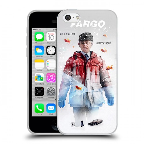 Дизайнерский пластиковый чехол для Iphone 5c Фарго