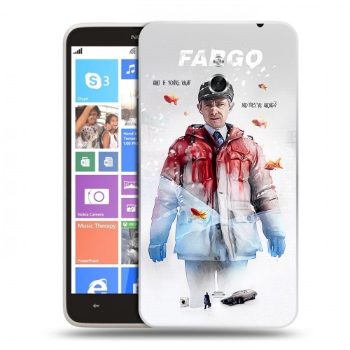 Дизайнерский пластиковый чехол для Nokia Lumia 1320 Фарго