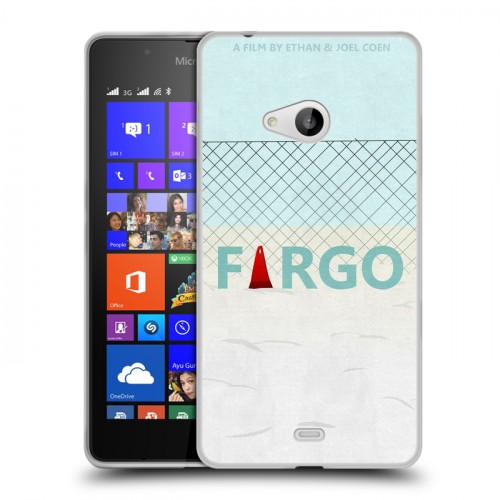 Дизайнерский пластиковый чехол для Microsoft Lumia 540 Фарго