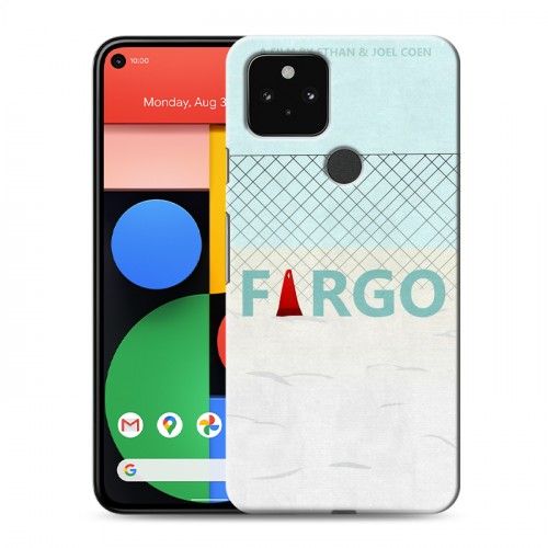 Дизайнерский пластиковый чехол для Google Pixel 5 Фарго