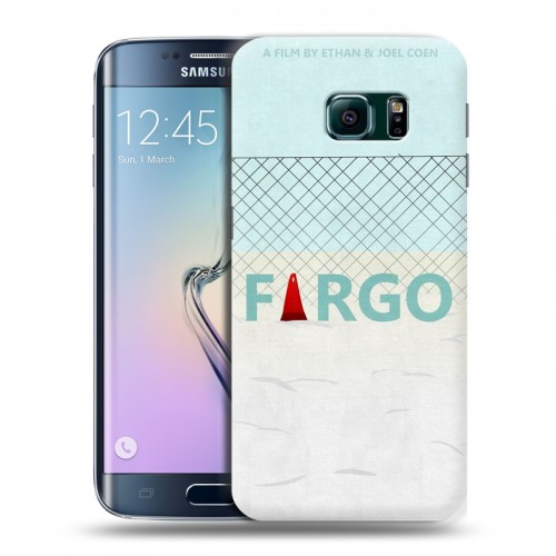 Дизайнерский пластиковый чехол для Samsung Galaxy S6 Edge Фарго