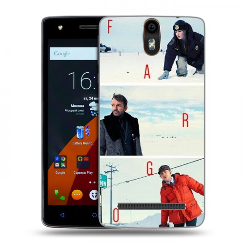 Дизайнерский силиконовый чехол для Wileyfox Storm Фарго