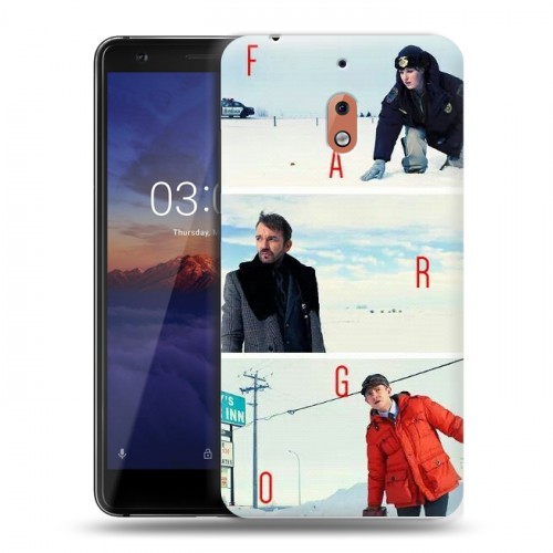 Дизайнерский силиконовый чехол для Nokia 2.1 Фарго