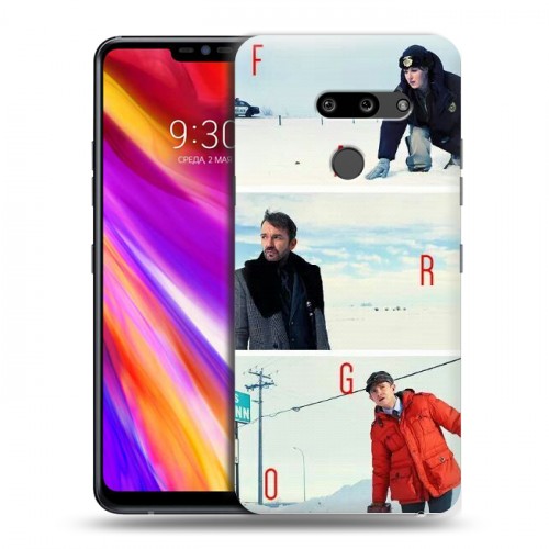 Дизайнерский пластиковый чехол для LG G8 ThinQ Фарго