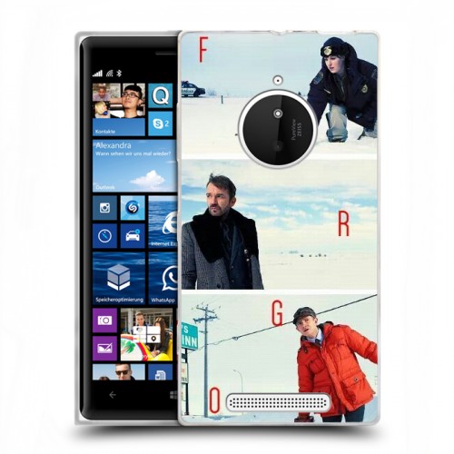 Дизайнерский пластиковый чехол для Nokia Lumia 830 Фарго
