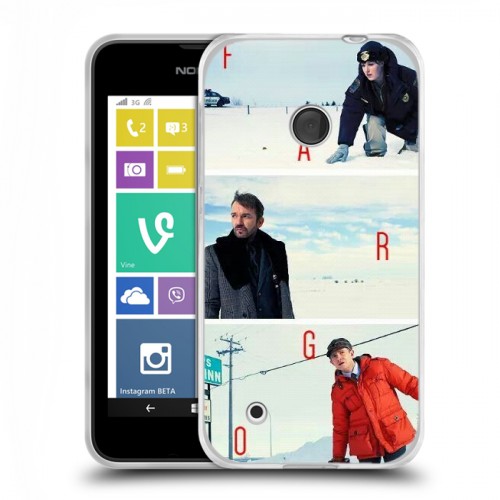 Дизайнерский пластиковый чехол для Nokia Lumia 530 Фарго