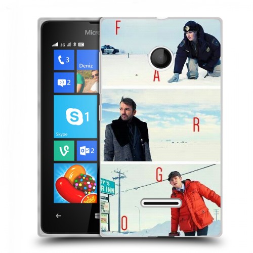 Дизайнерский пластиковый чехол для Microsoft Lumia 435 Фарго