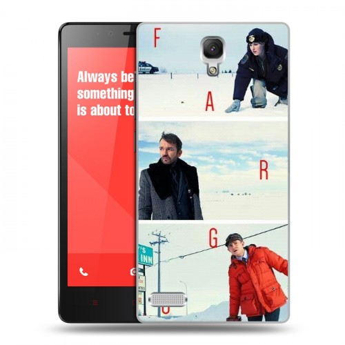 Дизайнерский пластиковый чехол для Xiaomi RedMi Note Фарго